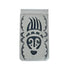 Genuine Sterling Silver Native American Bear Paw Money Clip SN20360