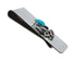 Navajo Turquoise And Coral Sterling Silver Money Clip SN20336