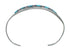 Navajo Multicolor Inlay Sterling Silver Cuff Bracelet SX10098