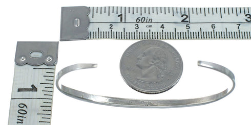 Navajo Multicolor Inlay Sterling Silver Cuff Bracelet SX10099