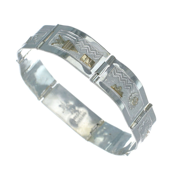 Sterling Silver 12 KGF Link Bracelet SX10095