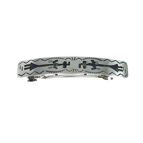 Native American Genuine Sterling Silver Hair Barrett SN20384
