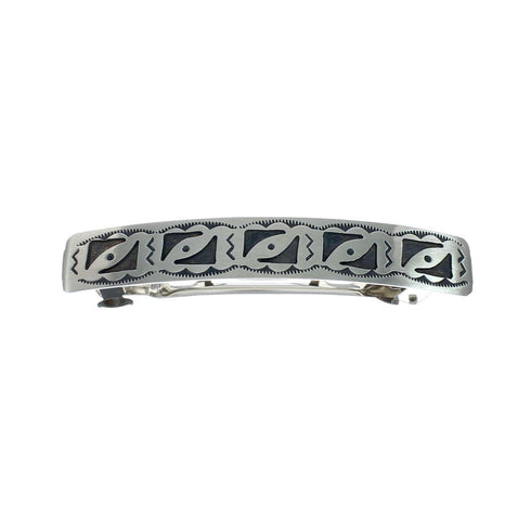 Native American Genuine Sterling Silver Hair Barrett SN20380