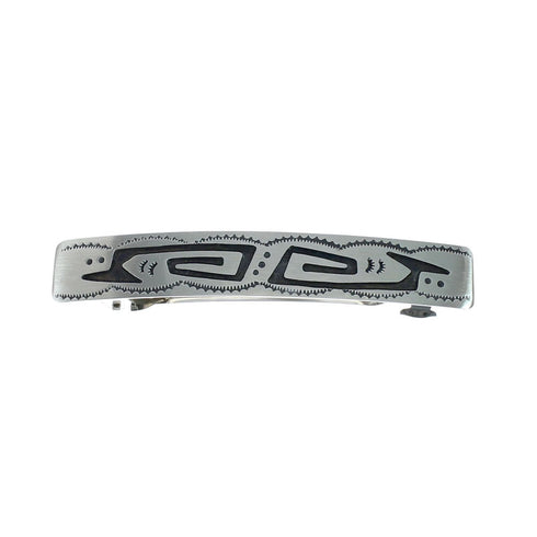 Native American Genuine Sterling Silver Hair Barrett SN20386