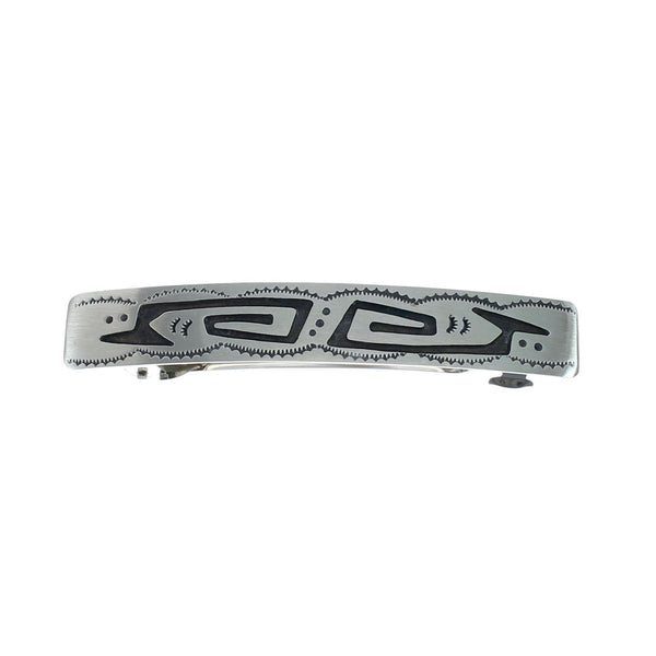 Native American Genuine Sterling Silver Hair Barrett SN20386