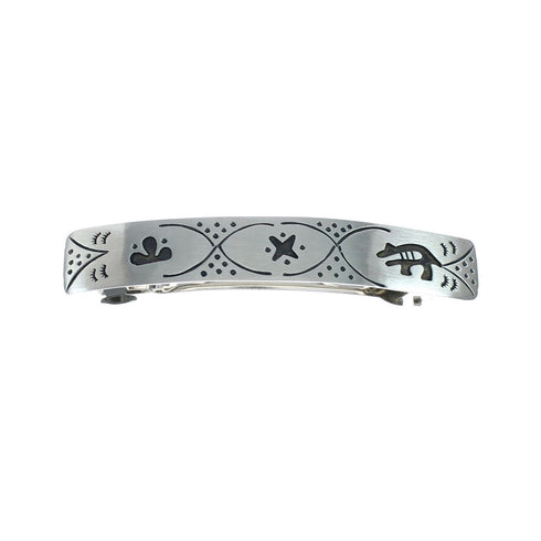 Native American Genuine Sterling Silver Hair Barrett SN20377