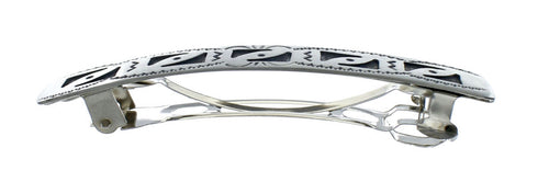 Native American Genuine Sterling Silver Hair Barrett SN20381