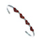 Sterling Silver Coral Zuni Heart Inlay Cuff Bracelet SN20483