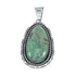 Navajo Turquoise Genuine Sterling Silver Pendant SX10114