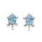 Opal Sterling Silver Turtle Post Earrings SN20459