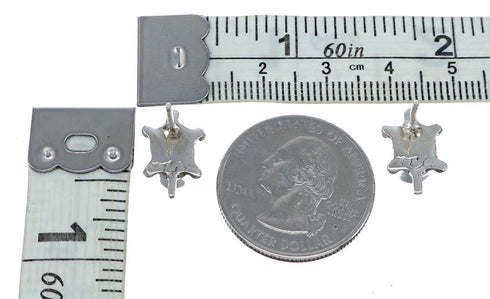 Opal Sterling Silver Turtle Post Earrings SN20459