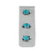 Zuni Sterling Silver And Turquoise Triple Turtle Inlay Money Clip SN20476