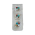 Sterling Silver And Triple Cube Multicolor Inlay Navajo Money Clip SN20473