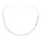 Sterling Silver Twisted Collar Necklace SX10119
