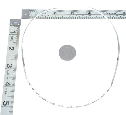 Sterling Silver Twisted Collar Necklace SX10119