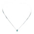 Sterling Silver Chevron Collar With Inlay Turquoise Turtle Centerpiece Necklace SX10131