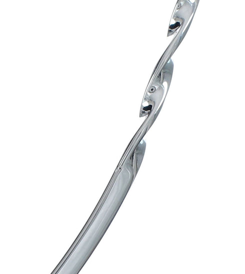 Sterling Silver Twisted V-Shape Collar Necklace SX10122