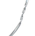 Sterling Silver Twisted V-Shape Collar Necklace SX10125