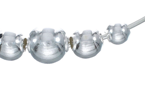 Sterling Silver Bead Wire Collar Necklace SX10123