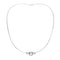 Sterling Silver Bead Wire Collar Necklace SX10124
