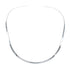 Sterling Silver Plain Collar Necklace SX10128