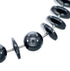 Liquid Silver And Hematite Navajo Bead Necklace SX10137
