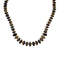 Tiger Eye Silver Navajo Indian Bead Necklace SX10138