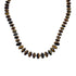 Tiger Eye Silver Navajo Indian Bead Necklace SX10138
