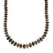 Navajo Tiger Eye Silver Indian Bead Necklace SX10140