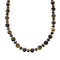 American Indian Navajo Tiger Eye Silver Bead Necklace SX10142