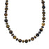 American Indian Navajo Tiger Eye Silver Bead Necklace SX10142
