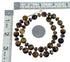 American Indian Navajo Tiger Eye Silver Bead Necklace SX10142
