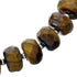 Navajo Tiger Eye Native American Silver Bead Necklace Earrings Set SX10145