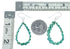 Turquoise Sterling Silver Navajo Indian Bead Hook Dangle Earrings SX10150