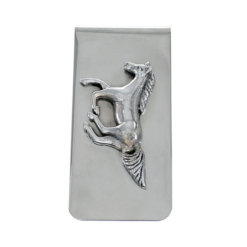 Authentic Sterling Silver Horse Navajo Money Clip SN20492