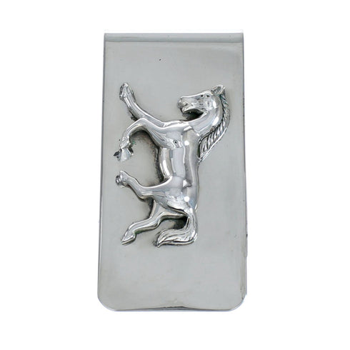 Authentic Sterling Silver Horse Navajo Money Clip SN20493