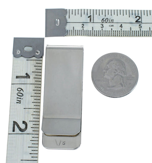 Authentic Sterling Silver Triple flower Navajo Money Clip SN20494