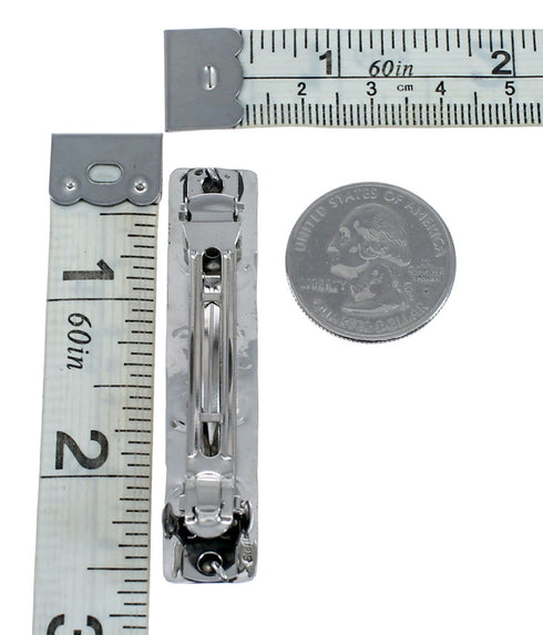 Sterling Silver Multicolor Hummingbird Navajo Hair Barrette SN20488