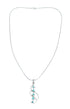 Native American Turquoise And Sterling Silver Pendant Necklace SN20491