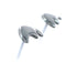Southwestern Sterling Silver Bear Post Earrings SX10166