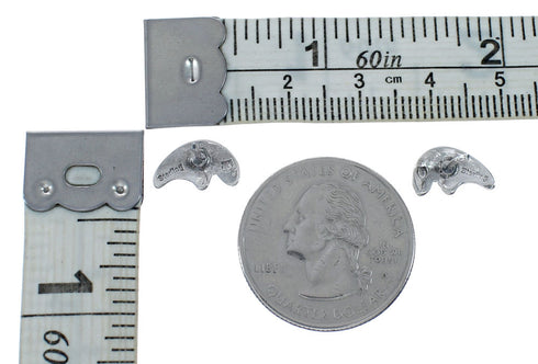 Southwestern Sterling Silver Bear Post Earrings SX10166