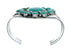 Genuine Navajo Turquoise Sterling Silver Cuff Bracelet SX10160