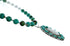 Navajo Turquoise Mother Of Pearl Sterling Silver Necklace SX10184