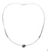Sterling Silver Collar Flower Multicolor Centerpiece Necklace SX10345