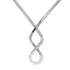 Sterling Silver V-Shape Collar Necklace SX10346