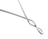 Sterling Silver V-Shape Collar Necklace SX10346