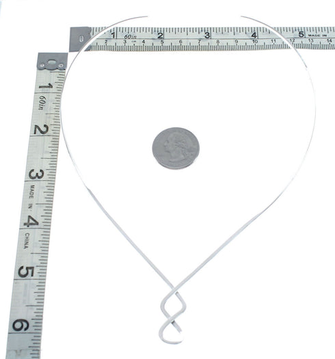 Sterling Silver V-Shape Collar Necklace SX10346