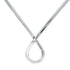 Sterling Silver V-Shape Collar Necklace SX10347
