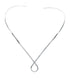 Sterling Silver V-Shape Collar Necklace SX10347