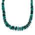 Wheel Turquoise Authentic Sterling Silver Bead Necklace SX10351